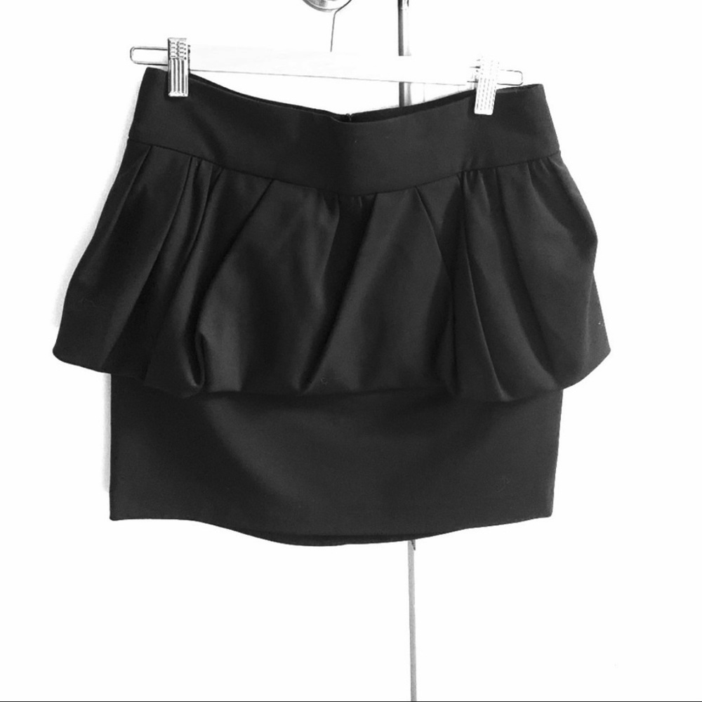 Zara Peplum Mini Skirt